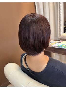 まとまり易さ、ツヤ感◎ベーシックヘアエステ艶カラー
