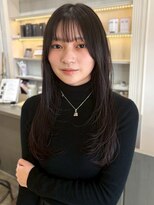 セプト 天神大名(SEPT.)&nbsp;ロングレイヤー ワンカール 髪質改善カラー 艶髪ロング