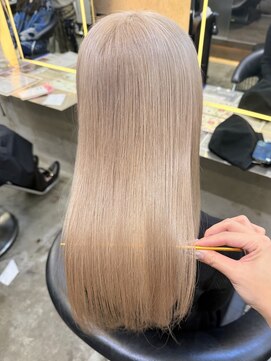 ロンド 表参道店(Lond) イメチェン/ピンクベージュ/バタフライカット/イメチェン/表参道