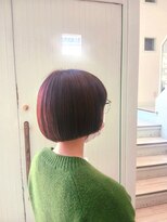 デイジー(Daisy) 春前上がりボブピンクブラウン艶カラー髪質改善トリートメント*