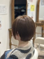 ルシードスタイル ナチュールトゥ(LUCIDO STYLE nature to)&nbsp;ショートボブ×ブルーアッシュカラー