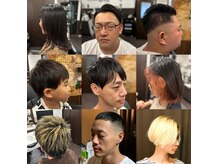 床屋 on BASE 新小岩【メンズ/ヘッドスパ/理容室/シェービング/眉毛/白髪染め】の雰囲気(多種多様なスタイル対応しております)