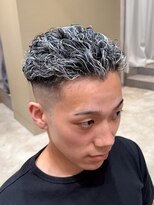 ルースト 南堀江店(ROOST) 刈り上げセンターパート/波巻きツイストスパイラル/南堀江