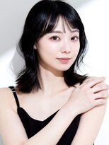 La fith hair link 瓢箪山店【ラフィス ヘアー リンク】【8月29日OPEN（予定）】&nbsp;【La fith】暗髪カラー×くびれボブ×シースルーバング