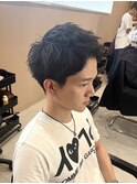 アップバングショート