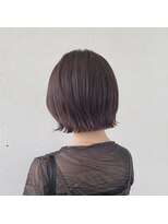 アンリエラ(Unliera)&nbsp;ミニボブ/切りっぱなしボブ/ピンクバイオレット/松山美容室