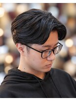 OWN Men's salon【オウン】 毛流れニュアンスパーマ×センターパート
