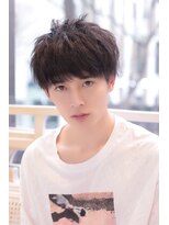 【フォルテ 飯塚裕士】ソフトツーブロックフェザーマッシュ