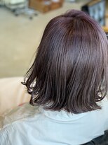 ディポット オブ ヘアー(depot of hair)&nbsp;切りっぱなし×パープルガーネット