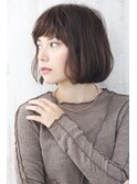 フレンチボブ&グレーベージュ