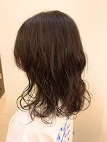 フロート 小阪店(float)&nbsp;モカブラウン_マロンベージュ Aラインボブ かきあげ