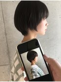 ナチュラルショート【松山美容室】