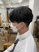 ネオリーブ クーロ(Neolive curro) バーム仕上げ◎自然な毛流れワンカールパーマ◎コンマへア