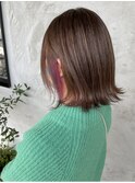 インナーカラー☆ボブ