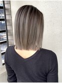 ミルクティーベージュダブルカラーケアブリーチインナーカラー