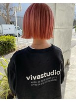 ムード タテマチ(mood tatemachi)&nbsp;タッセルボブ×チェリーカラー