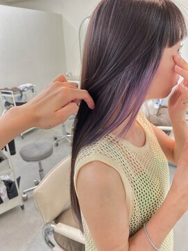 ミッシュバイアーバン(misch by urban.) イヤリングカラー/縮毛矯正/ストレートヘア　【堀　春菜】