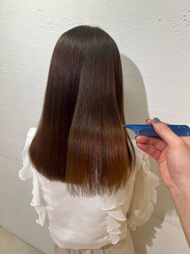 アジールヘア 池袋東口店(agir hair) ★くびレイヤーエモージュカールセミディシア縮毛矯正池袋