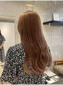 ブリーチなし柔らかベージュ