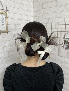 ベルデイズ 横浜西口店(BELDAYS) カチモリ リボンも可愛く付けます♪