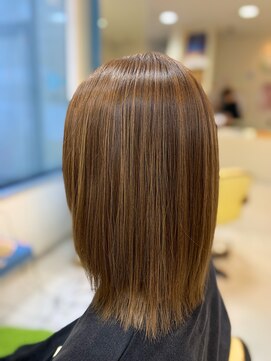 ヘアープレイスクリアライン 栄町店(hair place CLEAR LINE) 【ハイライト×メテオカラー】髪質改善/トステア/シルク架橋