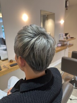 アロー(Arrow) メンズカット×シルバーカラー☆