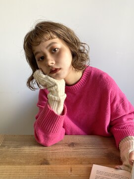 シーサカエ(SHE.sakae) ゆるふわbob×beige