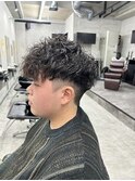 スペインカール スパイラルパーマ メンズカット 葛西