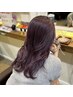 【平日限定11時以降】　　カット＋スチーム&カラー　9900
