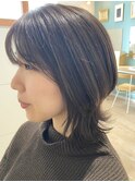【ウルフカット】大人かわいい！小顔ひし形ミディ