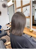 縮毛矯正髪質改善、艶髪カラー、透明感グレージュ、仙台岩切