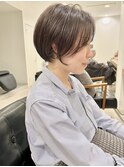 大人綺麗な丸みショートボブ♪【田中郁矢】