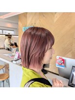 エイト 沖縄豊崎店(EIGHT toyosaki)&nbsp;【EIGHT 豊崎】お客様スタイル…ワンブリーチ×ピンクベージュ…