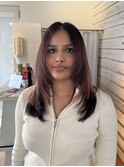 《二階堂千恵》海外ヘア　× ハイレイヤー