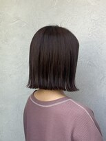 ランプヘアーデザイン(LAMP HAIR DESIGN)&nbsp;【LAMP HAIR DESIGN 堀田】ぱっつんボブ/アッシュブラウン/