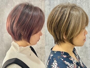 プロデュース 成瀬店(Produce)の写真/成瀬で話題の白髪ぼかし×ハイライト技術！周りと差がつく白髪を活かしたスタイルを提供します◎［成瀬駅］