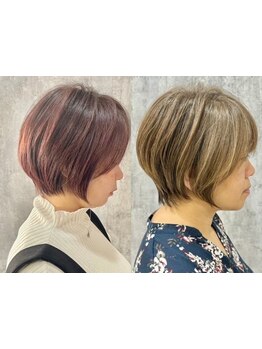 成瀬で話題の白髪ぼかし×ハイライト技術！周りと差がつく白髪を活かしたスタイルを提供します◎［成瀬駅］