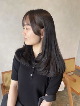 ユニカ 宇都宮(yunica) ブラウングレージュ/ナチュラルレイヤー/顔まわりカット