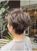 マッシュショート×ニュアンスパーマ