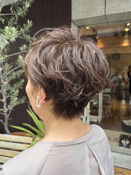 エネルジア(ENERGEIA) マッシュショート×ニュアンスパーマ