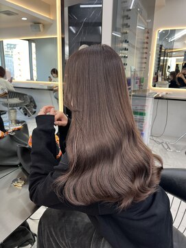 ラピス 渋谷本店(Lapis) グレージュ/ブリーチ/ダブルカラー/髪質改善/レイヤーカット