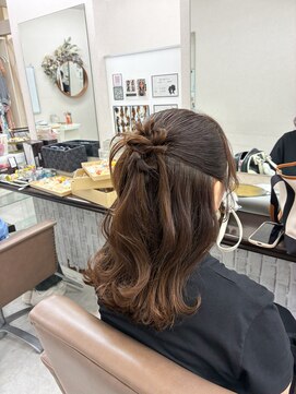 セットサロン ベル(Belle) カチモリハーフアップ