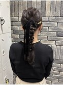 TOKIO 編み下ろし ヘアセット