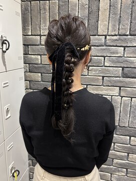 トキオ(TOKIO 2021) TOKIO 編み下ろし ヘアセット