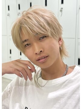 オーシャントーキョーウエスト 心斎橋 (OCEAN TOKYO WEST) シャギーカットメンズウルフショート