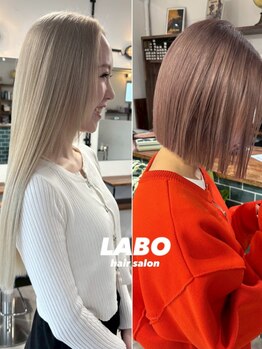 ラボ(LABO)の写真/【JR吹田駅徒歩3分】人気のブリーチなしダブルカラー/ハイトーンカラーが得意◎オシャレなカラーが叶う♪