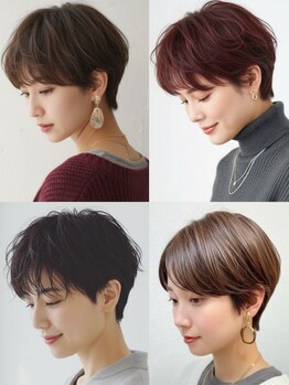 大人女性の魅力を高める。上質ショート＆髪質改善サロン