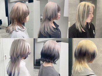 レブ 難波店(REV.)の写真/カラーのspecialist!誰とも被らない自分だけの個性派~トレンドstyleに☆【インナーカラー/ダブルカラー】