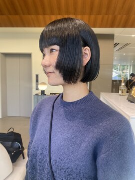 ローレンアオ(LOREN AO) 地毛風カラー/レイヤーカット/グレージュ/透明感カラー