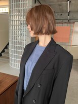 ロールアップスリーブス(ROLL UP SLEEVES)&nbsp;ブリーチなしカラー　/ French bob